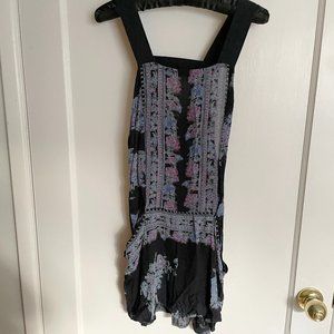 FREE PEOPLE sleeveless paisley jumper dress